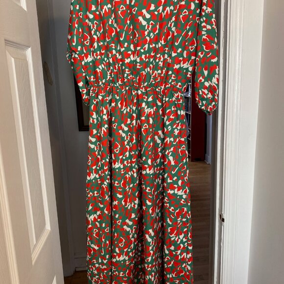 SIZE 0X SHEIN CURVE LONG ORANGE CARDIGAN - Picture 5 of 9